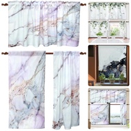 Curtain Tier And Valance Set Rod Pocket Curtains Set 3pcs Curtain Tier And Valance Set Rod Pocket Short Window Curtains Leaves Small Window Tiers Curtain