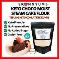 [NEW] Skinnyums Keto Chocolate Moist Steam Cake Keto Premix Flour Tepung Keto Kek Coklat Tepung Atki