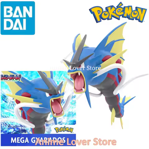IN STOCK Bandai Original Scale World POKEMON Kalos Region Mega Gyarados Anime Figures Toys