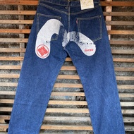 Evisu Big Logo jeans regularfit denim