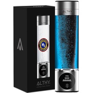 ALTHY Performance Hydrogen Water Generator Bottle SPE#PEM Dual Chamber Technology H2 Analytics Certi