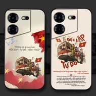Tecno pova 5 / pova 5 pro case with independent water love print Warm No