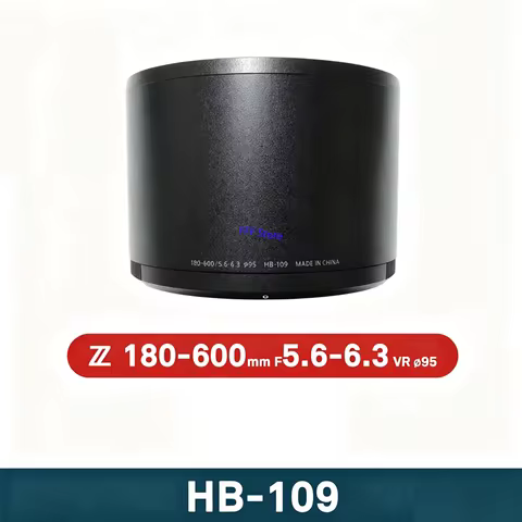 New Original HB-109 Lens Hood For Nikon 180-600 180-600/5.6-6.3 180-600mm 95mm Lens HB 109 LENS HOOD