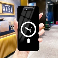 HP Samsung A80 Case Latest Motif Shiny Case - New Glossy Case Samsung A80hp [APPLE MOTIF2] - AGM Cas