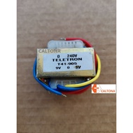 Isolated Transformer 0.5A O/P: 9V/0/9V, I/P: 0/240, POWER TRANSFORMER Telectron T41-905