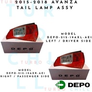 DEPO-212-19AX-AE1 2015-2018 AVANZA TAIL LAMP ASSY ECE