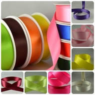 Premium Ribbon Satin Silk Ribbon 【22m/Roll】1CM and 2CM