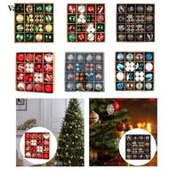 [Vaveren] 42pcs Christmas Baubles, Christmas Tree Decorations, Decorative Baubles, Christmas Tree De