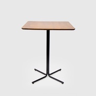 TEMPO 實木吧台桌-棕/方75/高93