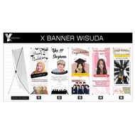 X Banner Wisuda Free Desain [Populer]