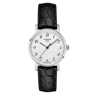 Tissot Everytime Quartz ทิสโซต์ เอฟวรี่ไทม์ สีขาว ดำ T1092101603200 นาฬิกาสำหรับผู้หญิง