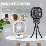 【SG Stock】Baby Stroller Fan Portable Desk Fan Mini USB Fan Fandheld Stroller Fan Clip Fan for Baby Pram Table Outdoor