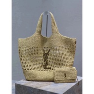 Loewe Most 24/New Style ICARE Woven Shopping Bag Tote Tote Bag Raffia Woven Tote Bag Straw Woven Bag