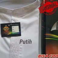 Dokak Terjamin Baju Koko Wadimor Lengan Panjang Putih Pria Dewasa