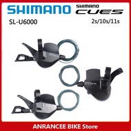 Shimano CUES U6000 Shifter 2s Left 10s 11s Right Side RAPIDFIRE PLUS 2x10speed 2x11speed SL-U6000 Fo