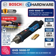 Bosch GVD 1000-17 Voltage Detector 90-1000V AC & 24-1000V AC | Come With 2x AAA Battery | GVD1000-17