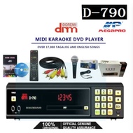 Megapro Doremi D-790 Karaoke Player (Black) Up to 20,000 Songs with MTV's and MP3's With Mic