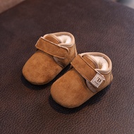 Baby 1 Year Old Thick Cotton Shoes 6-8-12 Months Old Non-Dropping Shoes 9