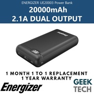 ENERGIZER 20000mAh UE20003 Dual Output Power Bank