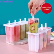 4-Cavity Ice Cream Popsicle Mold - DIY Homemade Summer Treat Maker for Kids