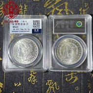 1893 American Morgan Silver Coin 1 Dollar Grading Box Coin Beauty Gift Collection Home Silver Dollar