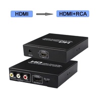 HDMI TO CVBS Video Converter HDMI Signal Input AV Signal Output Synchronous Composite Video 1 Point2 Splitter Auto scale