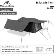MOUNTAINHIKER Village13 Inflatable Tent Camping Tent Waterproof Sunscreen 2 Rooms 1 Living Room Luxu
