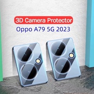 พร้อมส่ง A79 5G กระจกนิรภัยกันรอยหน้าจอ เลนส์กล้อง สําหรับ OPPO A79 5G 2023 / A78 5G / A58 5G OPPO A79 ฟิล์มกรัจก กันเลนส์ 007