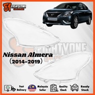 🛍️ [READY STOCK] Headlamp Cover Nissan Almera 2014 - 2019 | Penutup Lampu Hadapan Almera ✅