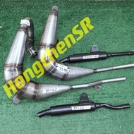 TS100 TS125 DT125 CHAMBER EXHAUST PIPE MUFFLER EKZOS SHARK