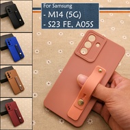 Samsung Galaxy M14 5G Samsung S23 FE Samsung A05S Ring Back Case Phone Cover Casing Colorful Stand M
