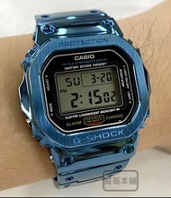 【威哥本舖】G-Shock 全新不鏽鋼改裝實品 DW-5600改裝 DW-5600E 已改含錶（電鍍藍）