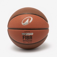 KIPSTA Size 6 Basketball FIBA Grip Match BT500X - Brown