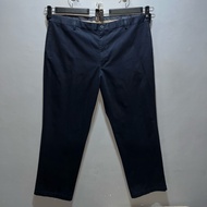 DOCKERS CLASSIC SIGNATURE KHAKIS CHINOS PANTS SIZE 46 MEN’S 6XL ADJUSTABLE WAISTBAND DARK NAVY BLUE