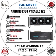 USED GIGABYTE RX 6700 XT EAGLE 12G Graphics Card 12GB 2560SP GDDR6 8GB 1 Year Warranty