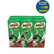 Milo Chocolate Malt Uht Packet Drink 6 x 200ml