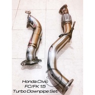 Max Racing Honda Civic FC/FK 1.5 Turbo Downpipe &amp; Front Pipe Exhaust Set