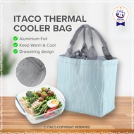 ITACO Japanese Thermal Lunch Bag Aluminium Foil Heat Insulation Lunch Box Bag