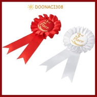 DOONACI308 Ribbon Award Set, Recognition Ribbons Blue,Red,White Rosette Ribbon, Award Ribbons Honora