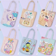 Lu Group 2025 duffy Bear duffy Star Dailu Ling Nabel Shoulder Canvas Bag Tote Bag Simple Shoulder Ba