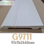 G9711/Wainscoting skirting/8ft wainscoting/PVC Skirting/Putih Wainscoting