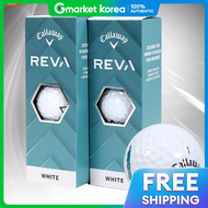 Callaway Reva Half Dozen Golf Balls White (2-Piece Construction) (1 Dozen 6 Balls) Ta3746920