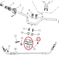 100% ORIGINAL WMOTO ES250i BRACKET // P0125505560000 100% ORIGINAL WMOTO ES250i