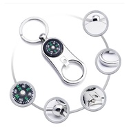 READY STOCK IN MALAYSIA  - COMPASS KEY RING / KEYCHAIN COMPASS