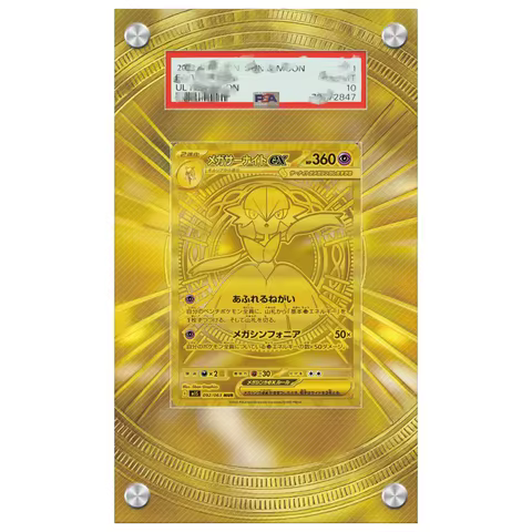 Art Display For Pokemon Cards Display PTCG Gardevoir PSA Anime Game Expand Art Gifts Self Made Acryl