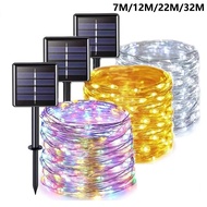 Shopee Ramadan Sale Home 8-Mode Solar Copper Wire Light String Outdoor Waterproof Starry Fairy Light