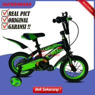 Sepeda Anak Sepeda Mini Anak Laki Laki Sepeda BMX 12 inch Evergreen
