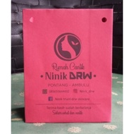 MERAH Red paper bag 20x10x24 (pxlxt) paper bag, paper bag