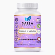 Magnesium Glycine |   100 Capsules |   High Absorption Magnesium |   Saisha Herb |   Food