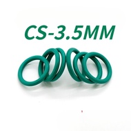 （-XCF）CS3.5mm OD102-350mm Green O-ring gasket sealing ring fluorine rubber, high temperature resista
